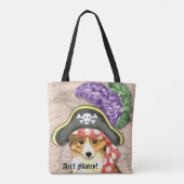 Sheltie Pirate Draagtas (Achterkant)