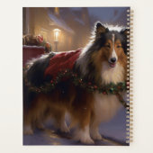 Sheltie Saison des Fêtes de Noël (Dos)