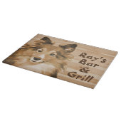 Sheltie Sheep Dog Snijplank (Hoek)