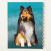 Sheltie Shetland Sheepdog Art Portrait (Dos)