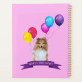 Sheltie Shetland Sheepdog Joyeux cadeau d'annivers (Dos)
