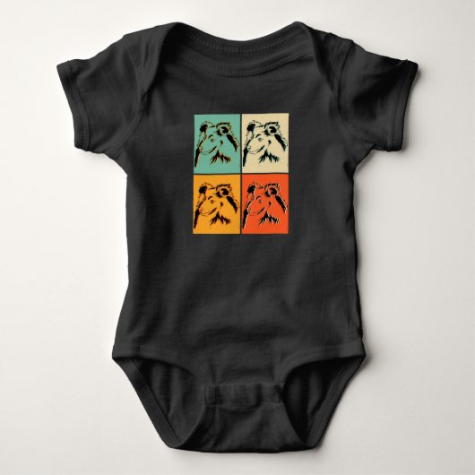 Sheltie Shetland Sheepdog Romper (Voorkant)