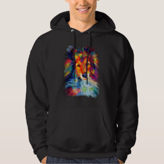 Sheltie Shetland Sheepdog voor een Sheltie Moeder Hoodie