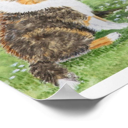 Sheltie Spring Poster (Hoek)