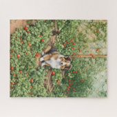Sheltie Tomato Garden Guardian Legpuzzel (Horizontaal)
