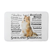 Sheltie Traits Bath Mat (Voorkant)