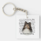 Sheltie Traits Sleutelhanger (Voorkant)