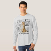 Sheltie Traits T-Shirt (Voorkant volledig)