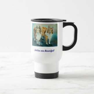 Sheltie Travel Mug Reisbeker