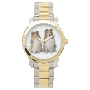 Sheltie tweekleurig horloge, gouden en zilveren To Horloge