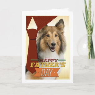 Sheltie Vaderdag Kaart
