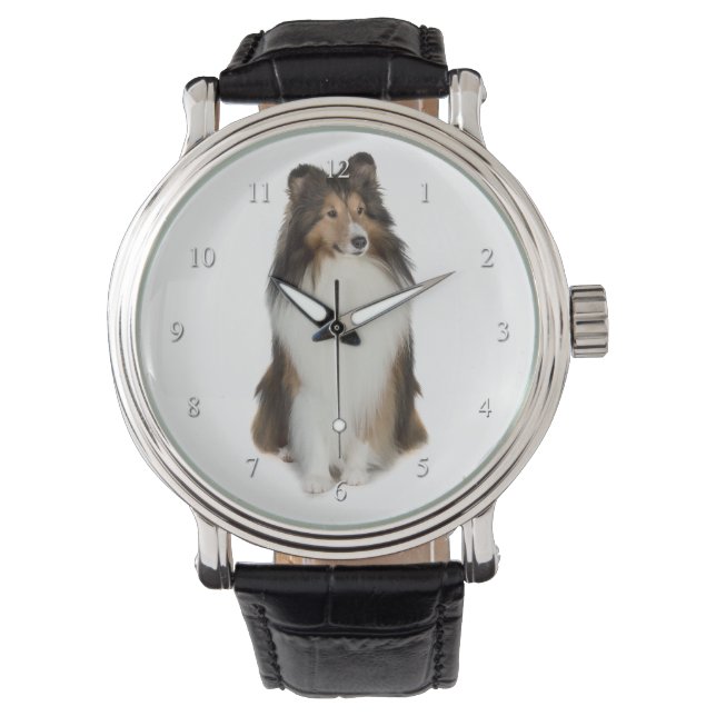 Sheltie Watch Horloge (Voorkant)