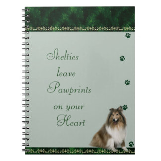 Shelties Pawrints sur votre carnet de coeur ~green
