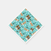 Shelties Shetland Sheepdog Collie Dog Pattern Servet (Hoek)