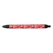Shelties Shetland Sheepdog Mini Collie Pattern Zwarte Inkt Pen (Voorkant)