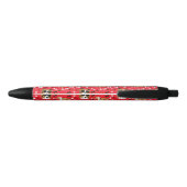 Shelties Shetland Sheepdog Mini Collie Pattern Zwarte Inkt Pen (Achterkant)