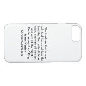 shema Deuteronomie 6:4-5 Bijbelscripts Case-Mate iPhone Case (Achterkant (Horizontaal))