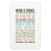 Shema gebed in engelse magneet (Verticaal)