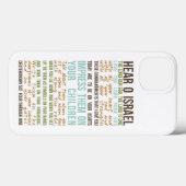 Shema-gebed iPhone 13 hoes (Achterkant (horizontaal))