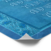 Shema Israel Deco Poster (Hoek)