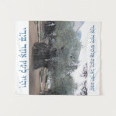 Shema Olijfboomwand Wandkleed (Voorkant (horizontaal))