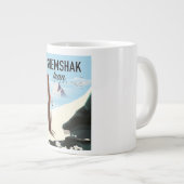 Shemshak Iran ski-poster. Extra Grote Beker (Voorkant rechts)