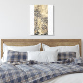 Shen Zhou / Lofty Mountain / Canvas Afdruk (Insitu (Slaapkamer))