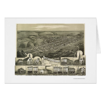 Shenandoah, carte panoramique de PA - 1889