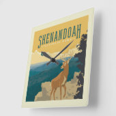 Shenandoah National Park | Deer Vierkante Klok (Hoek)