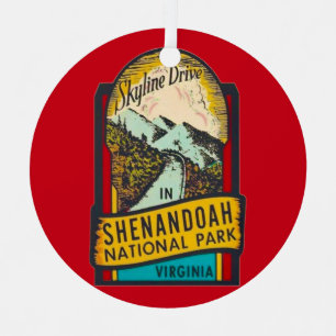 Shenandoah National Park Metalen Ornament
