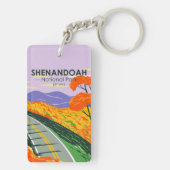 Shenandoah National Park Skyline Drive Virginia Sleutelhanger (achterkant)