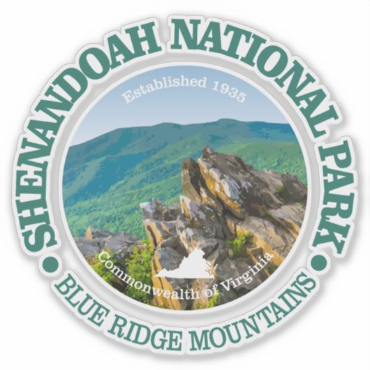 Shenandoah NP Sticker (Voorkant)