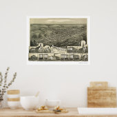 Shenandoah, PA Panoramic Map - 1889 Poster (Keuken)