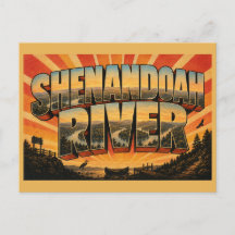 Shenandoah River State Park Uitzicht Rivier Kunst