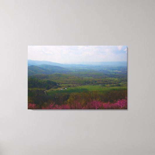 Shenandoah River Valley Canvas Afdruk (Voorkant)