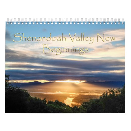 Shenandoah Valley Nouveaux débuts Calendrier lever (Protection)