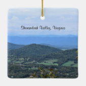 Shenandoah Valley Virginia Ornament (Achterkant)