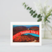 Shenandoah Valley Virginia VA Briefkaart- Briefkaart (Staand voorkant)