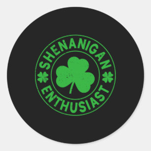 Shenanigan Enthusiast Ronde Sticker