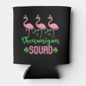 Shenanigan Squad Flamingo Leprechaun St Patrick's Blikjeskoeler (Voorkant)