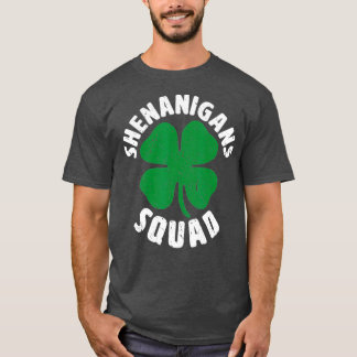 Shenanigan Squad Funny St Patricks Day Group T-shirt
