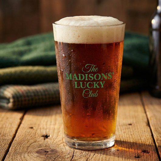 Shenanigan St Patricks Family Name Glas