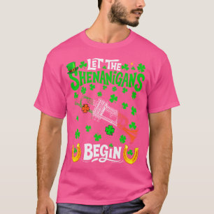 Shenanigan's Begin St Patrick's Day Trompet Instru T-shirt