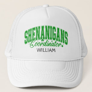 Shenanigans Coördinator Custom St. Patrick's Day Trucker Pet