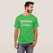 Shenanigans Coordinator for St. Patrick's Day Teac T-shirt (Voorkant volledig)