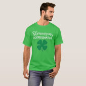 Shenanigans Coordinator Funny Shamrock St Patrick' T-shirt (Voorkant volledig)