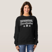 Shenanigans Coordinator Funny St Patrick Day Teac Trui (Voorkant volledig)