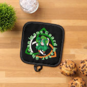 Shenanigans-coördinator op patricks day pannenlap (Top down)