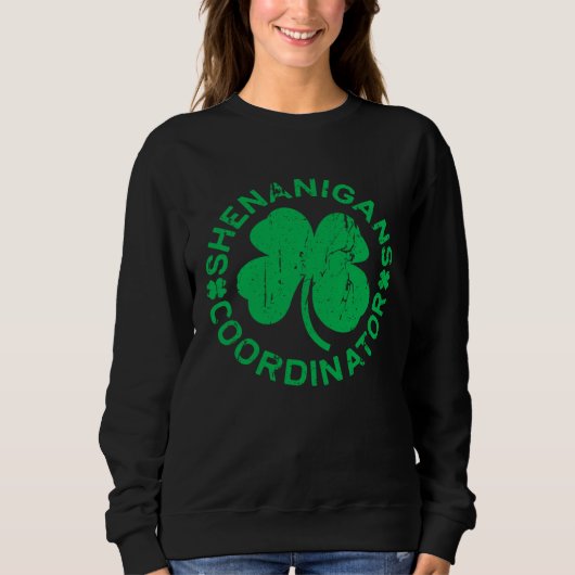 Shenanigans Coordinator  Saint Patricks Day Trui (Voorkant)