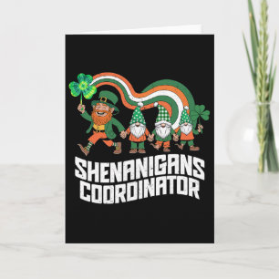 Shenanigans Coördinator St Patrick's Day Kabouter Kaart
